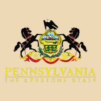 Flag Of Pennsylvania The Keystone State Philadelphia Drawstring Bag