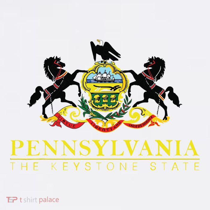 Flag Of Pennsylvania The Keystone State Philadelphia Tall T-Shirt