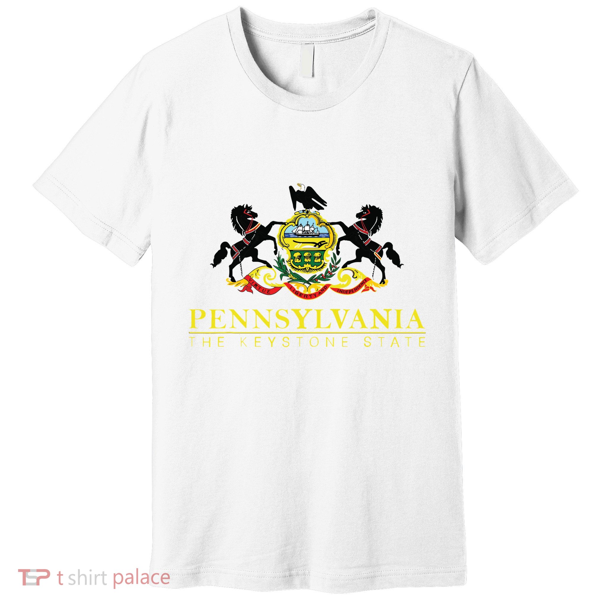 Flag Of Pennsylvania The Keystone State Philadelphia Premium T-Shirt
