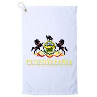 Flag Of Pennsylvania The Keystone State Philadelphia Golf Towel