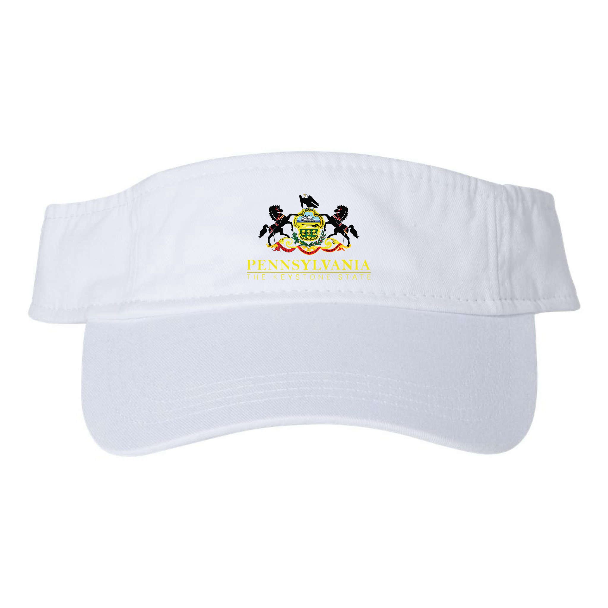 Flag Of Pennsylvania The Keystone State Philadelphia Visor