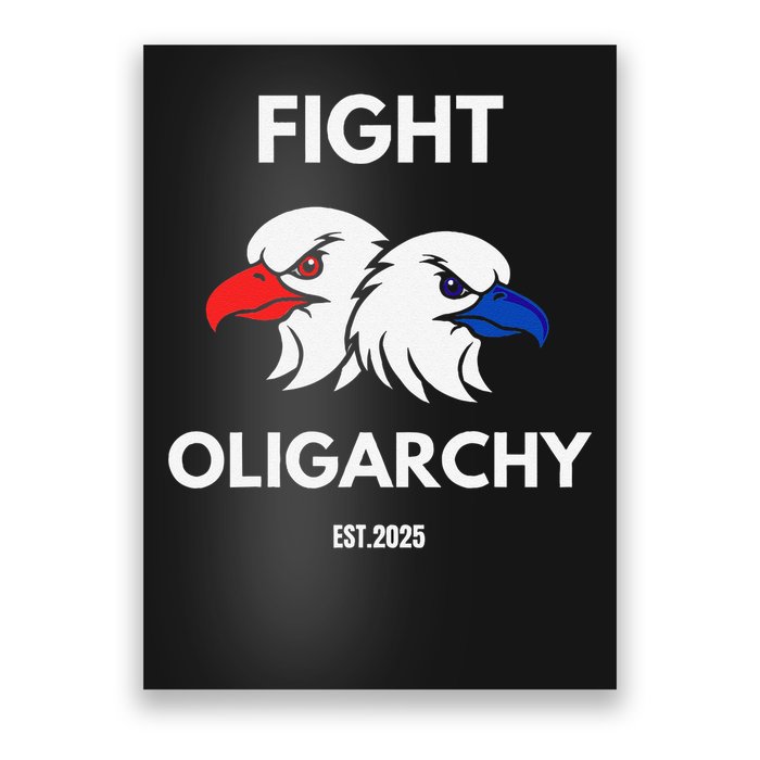 Fight Oligarchy Patriotic Quotes 2025 Anti Corruption Poster