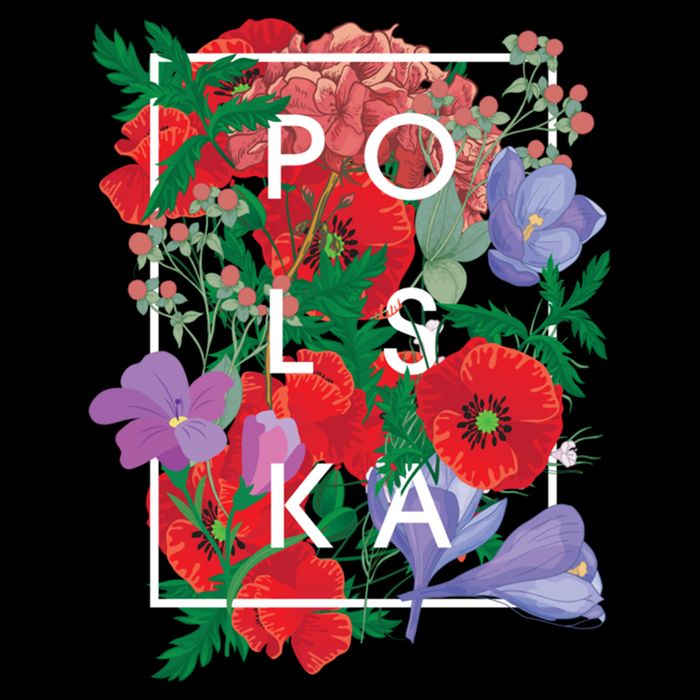 Flowers Of Poland Word Art Gift Polska Polish Pride Cool Gift Impact Tech Backpack