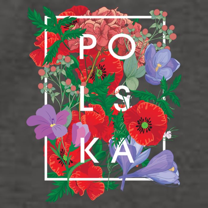 Flowers Of Poland Word Art Gift Polska Polish Pride Cool Gift Vector Backpack