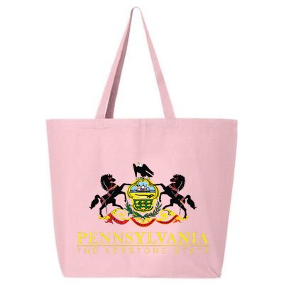 Flag Of Pennsylvania The Keystone State Philadelphia 25L Jumbo Tote