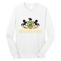 Flag Of Pennsylvania The Keystone State Philadelphia Long Sleeve Shirt