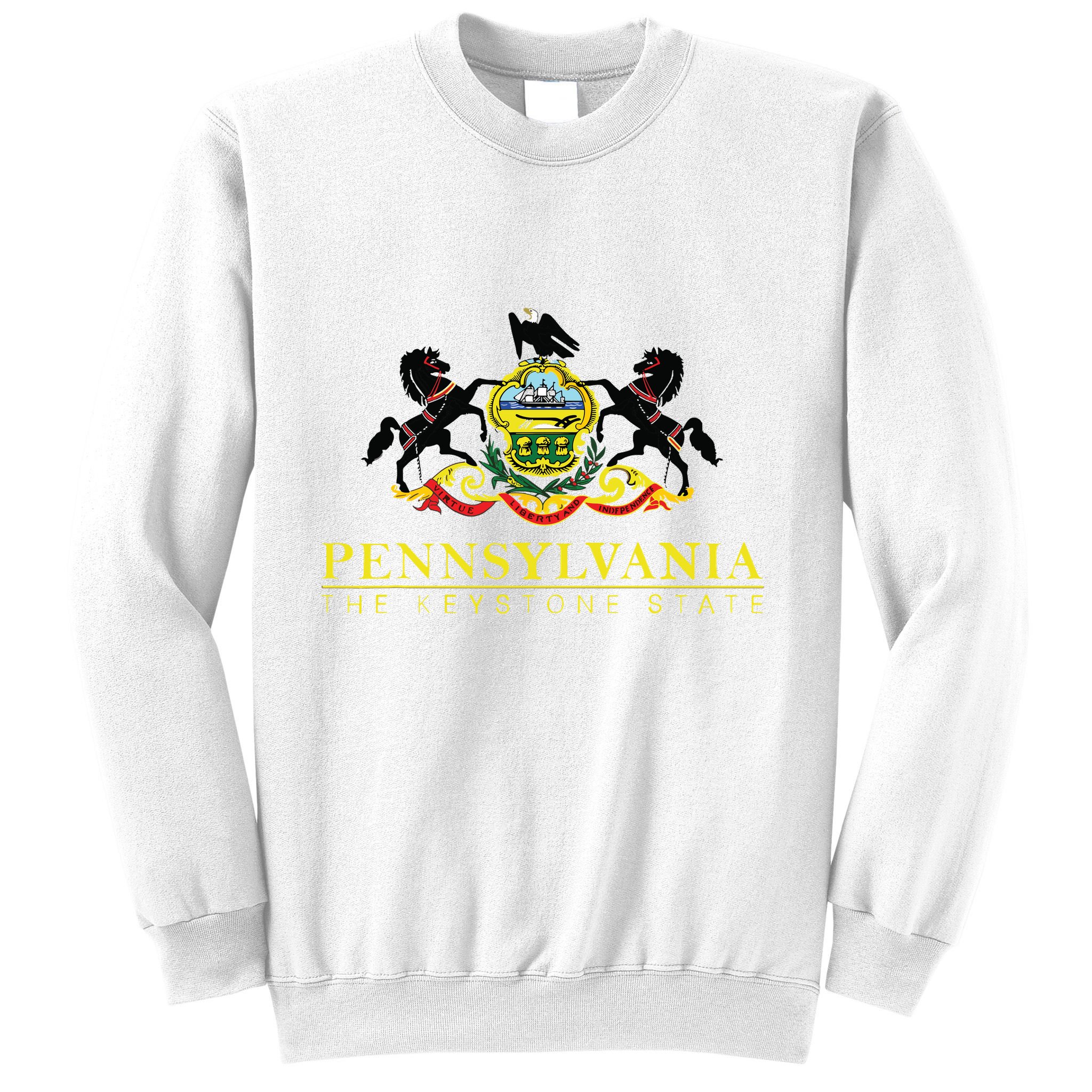 Flag Of Pennsylvania The Keystone State Philadelphia Sweatshirt