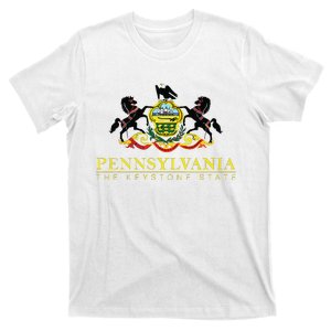 Flag Of Pennsylvania The Keystone State Philadelphia T-Shirt