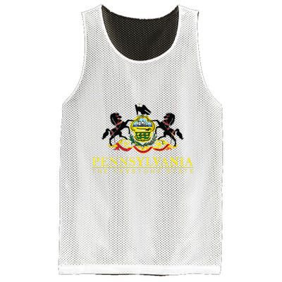 Flag Of Pennsylvania The Keystone State Philadelphia Mesh Reversible Basketball Jersey Tank