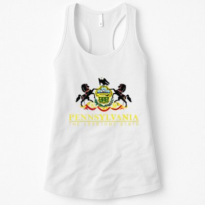 Flag Of Pennsylvania The Keystone State Philadelphia Womens Tank Top