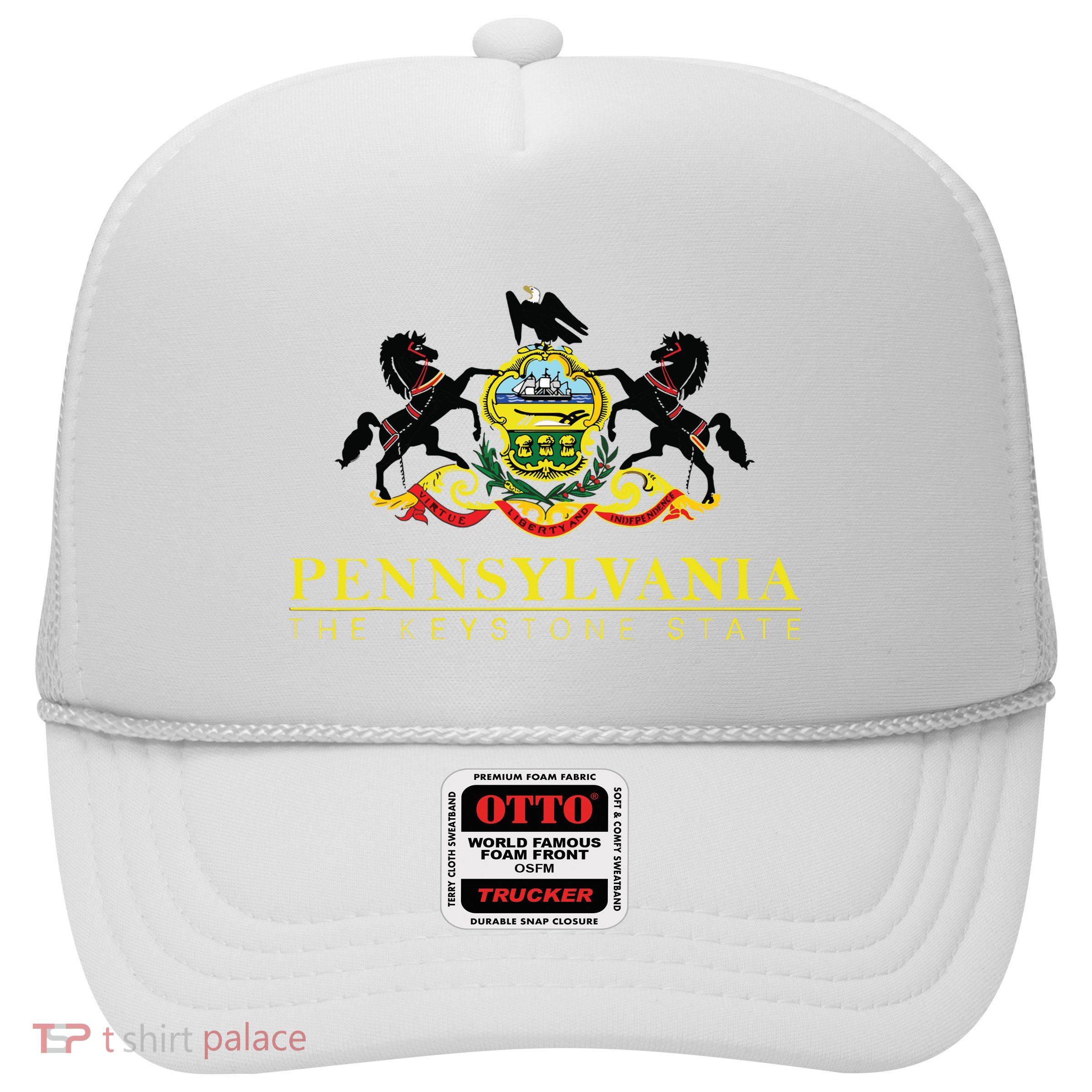 Flag Of Pennsylvania The Keystone State Philadelphia Trucker Hat