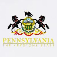 Flag Of Pennsylvania The Keystone State Philadelphia Golf Towel