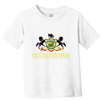 Flag Of Pennsylvania The Keystone State Philadelphia Toddler T-Shirt