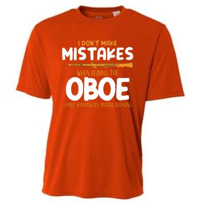 Funny Oboe Player Oboist Musician Gifts Cooling Performance Crew T-Shirt