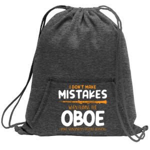 Funny Oboe Player Oboist Musician Gifts Sweatshirt Cinch Pack Bag