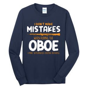 Funny Oboe Player Oboist Musician Gifts Tall Long Sleeve T-Shirt