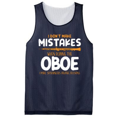 Funny Oboe Player Oboist Musician Gifts Mesh Reversible Basketball Jersey Tank