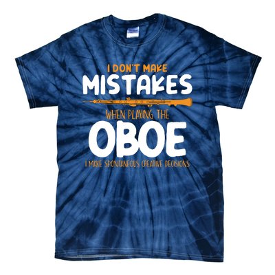 Funny Oboe Player Oboist Musician Gifts Tie-Dye T-Shirt