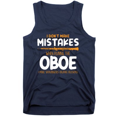 Funny Oboe Player Oboist Musician Gifts Tank Top