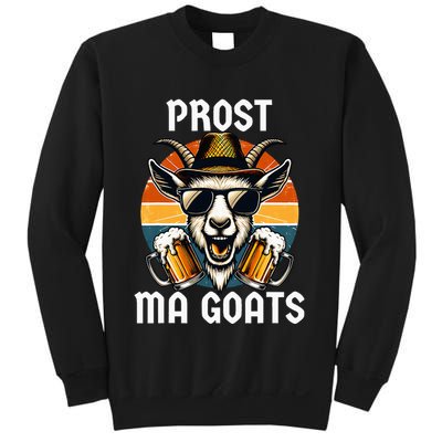 Funny Oktoberfest Prost Ma Goats Beer Festival Sweatshirt