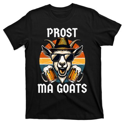 Funny Oktoberfest Prost Ma Goats Beer Festival T-Shirt