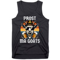 Funny Oktoberfest Prost Ma Goats Beer Festival Tank Top