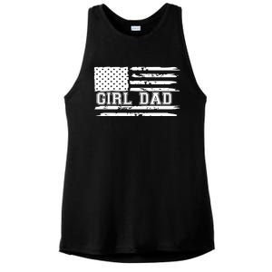 Father Of Proud New Dad Fathers Day Gift Men Ladies PosiCharge Tri-Blend Wicking Tank