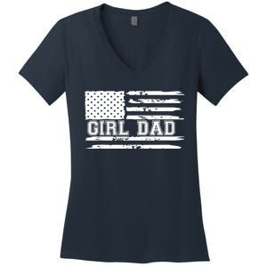 Father Of Proud New Dad Fathers Day Gift Men Women's V-Neck T-Shirt