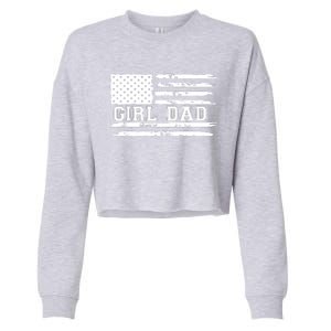 Father Of Proud New Dad Fathers Day Gift Men Cropped Pullover Crew