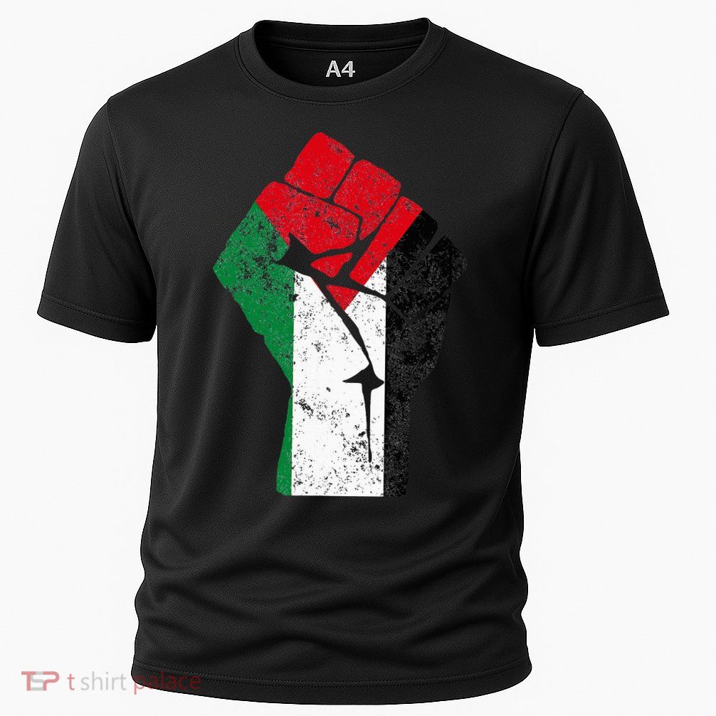 Fist of Palestine Free Palestine Performance Shirt