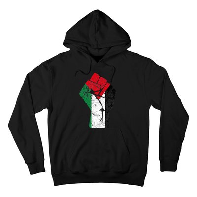 Fist of Palestine Free Palestine Hoodie