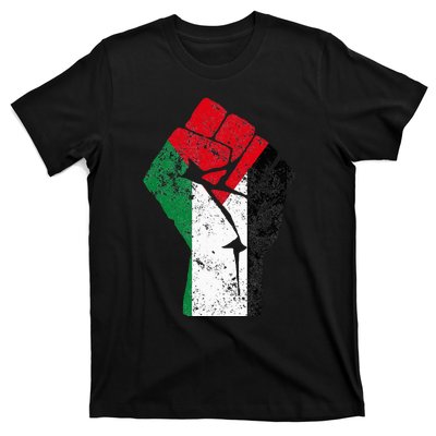 Fist of Palestine Free Palestine T-Shirt