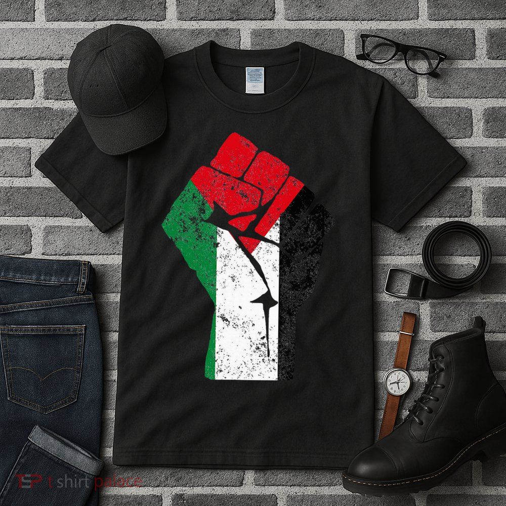Fist of Palestine Free Palestine Tall T-Shirt