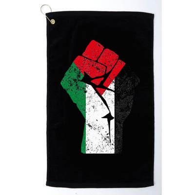 Fist of Palestine Free Palestine Golf Towel