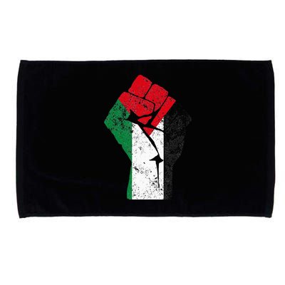 Fist of Palestine Free Palestine Microfiber Hand Towel