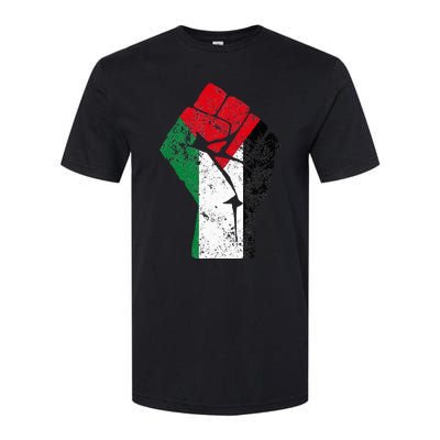 Fist of Palestine Free Palestine Softstyle CVC T-Shirt