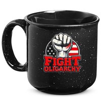 Fight Oligarchy Protest 15oz Campfire Ceramic Mug