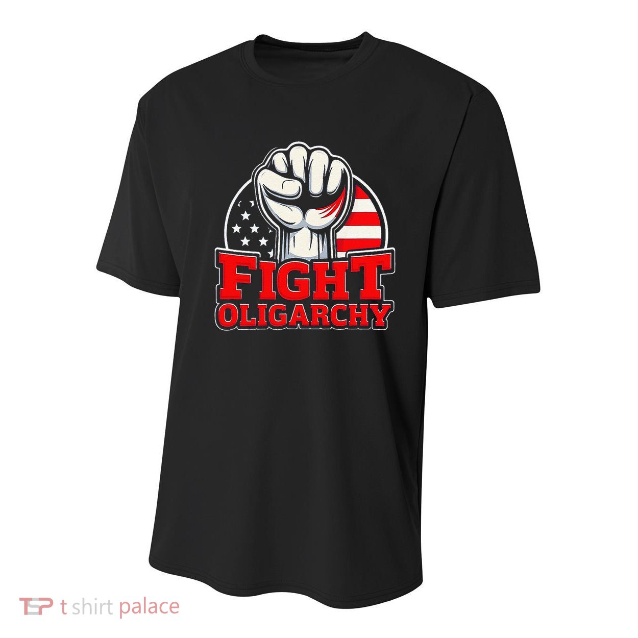 Fight Oligarchy Protest Youth Performance Sprint T-Shirt