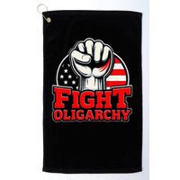 Fight Oligarchy Protest Golf Towel