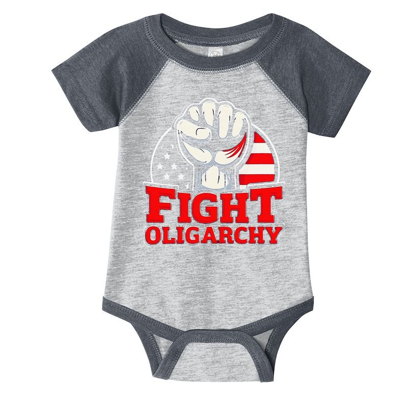 Fight Oligarchy Protest Infant Baby Jersey Bodysuit