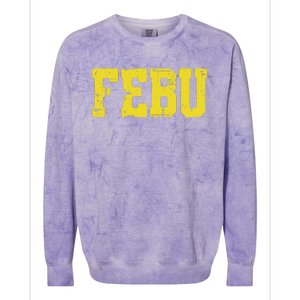 Febu Orgeon Personalized Name Colorblast Crewneck Sweatshirt