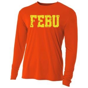 Febu Orgeon Personalized Name Cooling Performance Long Sleeve Crew