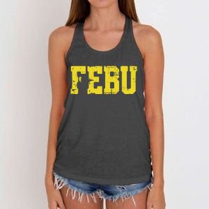 Febu Orgeon Personalized Name Women's Knotted Racerback Tank