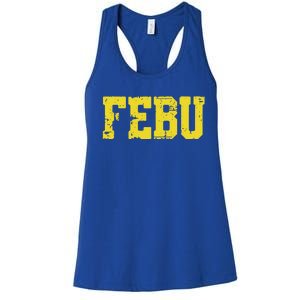 Febu Orgeon Personalized Name Women's Racerback Tank