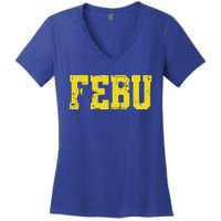 Febu Orgeon Personalized Name Women's V-Neck T-Shirt