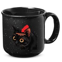 Full Of Paranoid Delusions And Violent Funny Meme Cat 15oz Campfire Ceramic Mug