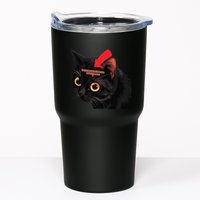Full Of Paranoid Delusions And Violent Funny Meme Cat Tumbler