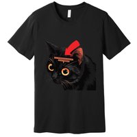 Full Of Paranoid Delusions And Violent Funny Meme Cat Premium T-Shirt
