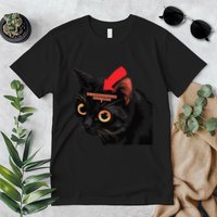 Full Of Paranoid Delusions And Violent Funny Meme Cat Premium T-Shirt