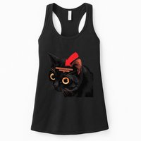 Full Of Paranoid Delusions And Violent Funny Meme Cat Womens Tank Top